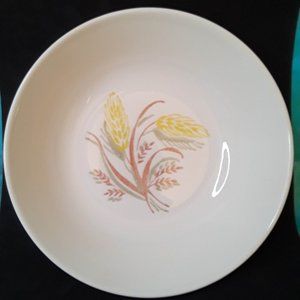 VINTAGE STETSON STT107 WHEAT DESIGN - SALAD OR CEREAL BOWL 6-3/4" x 2" OVENPROOF